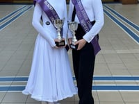 Dancers Amelie and Joseph are crowned juvenile dancing duo
