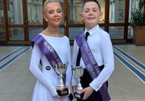 Dancers Amelie and Joseph are crowned juvenile dancing duo