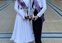 Dancers Amelie and Joseph are crowned juvenile dancing duo