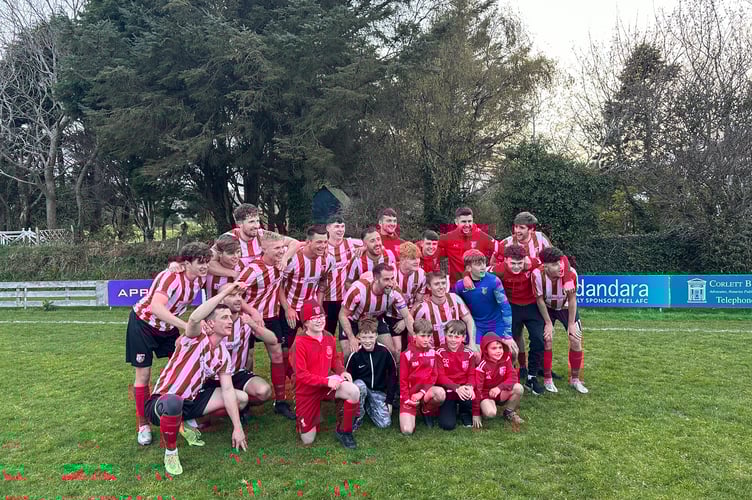 Peel celebrate sealing the 2022-23 Canada Life Premier League title