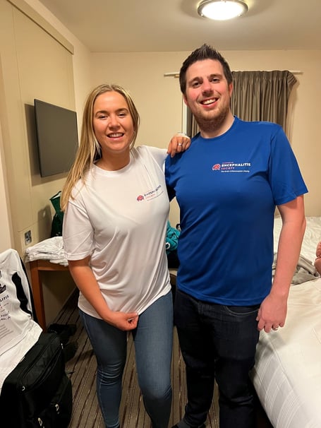 Joel Watterson and cousin Olivia Robinson