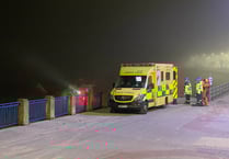 VIDEO: Patient transfer takes place on beach