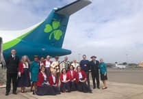 First flights take place on new route between Isle of Man and Belfast