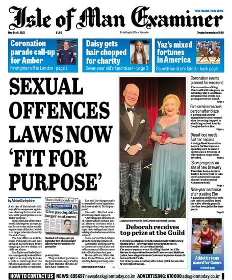 Front page of this week's Examiner