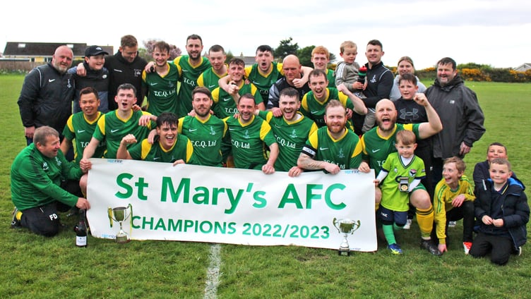 Newly-crowned DPS Ltd Division Two champions St Mary's