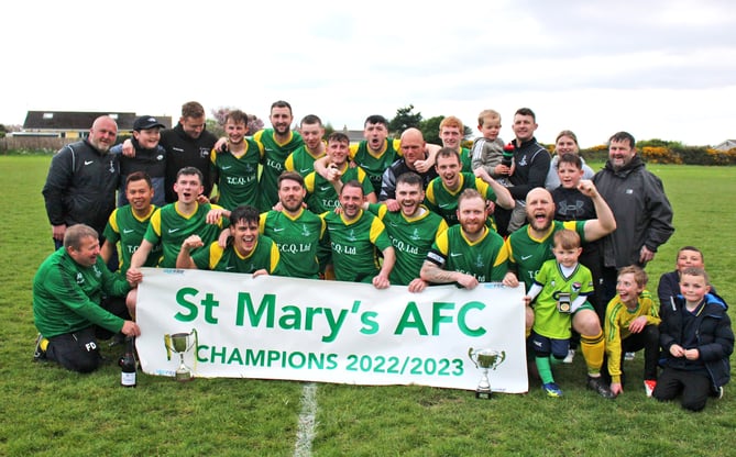 Newly-crowned DPS Ltd Division Two champions St Mary's
