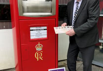 Island’s first post box with the King’s cypher