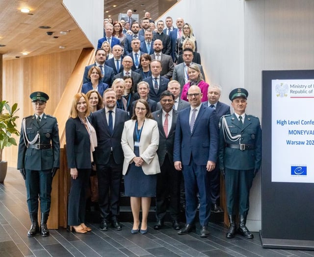 Minister reaffirms island’s fight against finance crime at meeting