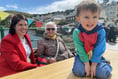 Crowds flock to royal pier to mark red letter day