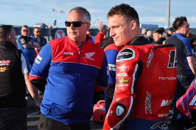 11/05/2023: Nathan Harrison pictured on the grid before Thursday eveningâs North West 200 Superstock race. PICTURE BY DAVE KNEEN.