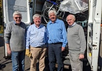 Wheelchairs being sent across the world