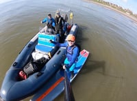 Adrian paddles to Cumbria