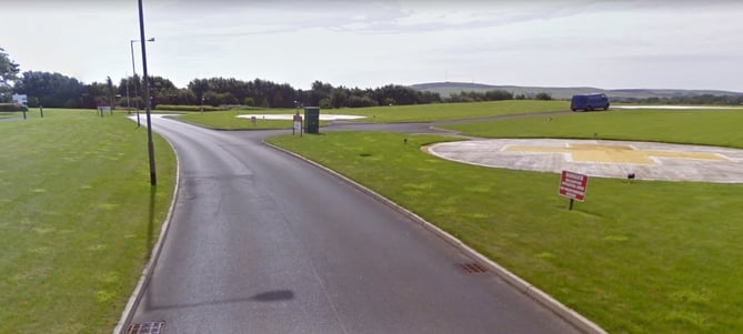Helipad Road, Noble's Hospital