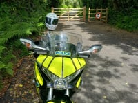 Police warn motorists about using footpath