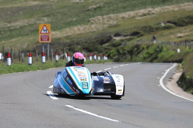 Sidecar Free Practice. Isle of Man TT Races 2023. Photo by Callum Staley (CJS Photography)