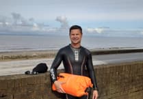 Video: Ex-soldier completes big swim from north west of England to Isle of Man