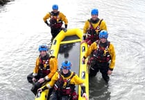 Three people stranded at Tower of Refuge