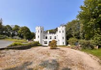 Castle for sale complete with woodlands and a roof terrace - for less than £500k 