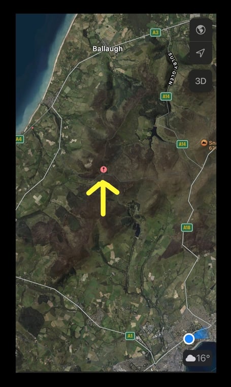 Area where Morter was found