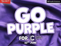Go purple for charity