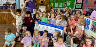 Nursery children raise money for children’s hospice