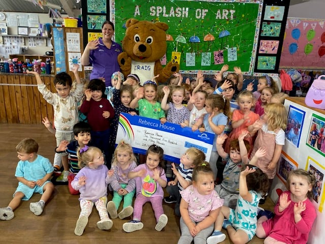 Nursery children raise money for children’s hospice