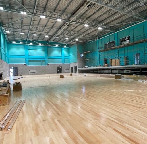 New sports hall at The Roundhouse