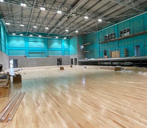 New sports hall at The Roundhouse