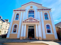 Peel apartment for sale in former chapel has clear sea views 