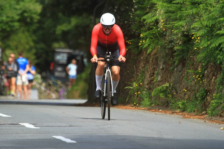 Jamie Fletcher during the men's time trial