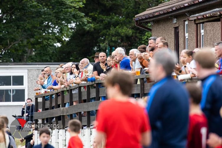 Large crowds gathered at Croit Lowey in 2021 for the inaugural Jukes Memorial Match