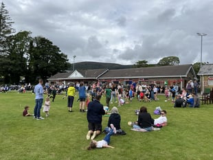 Parish day celebrated with a crockery smash