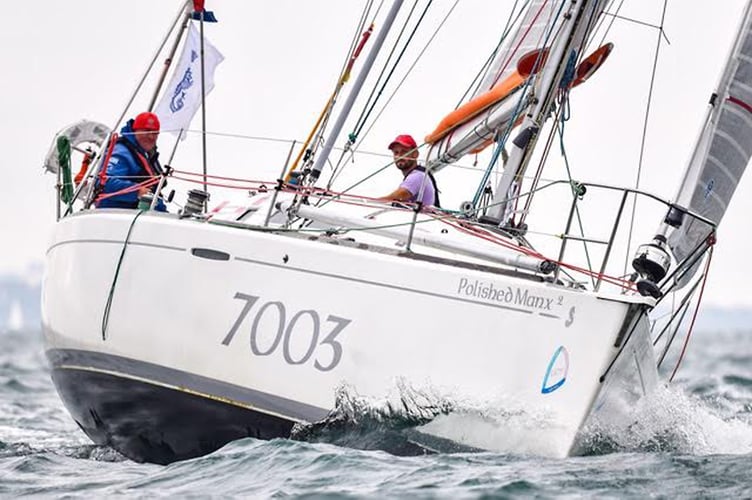 The Polished Manx 2 yacht which is competing in the 2023 Fastnet race