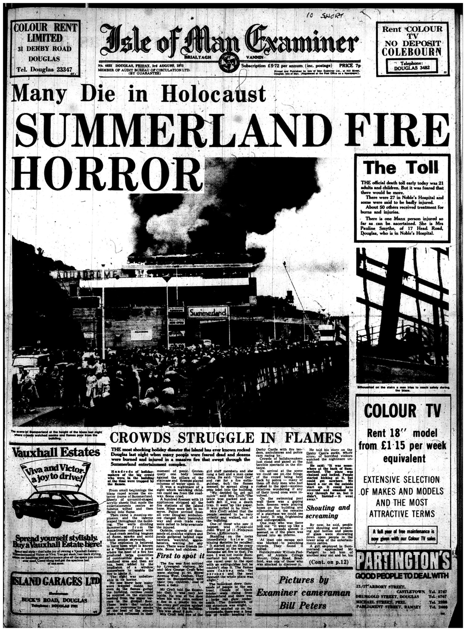 Remembrance service to mark the Summerland fire