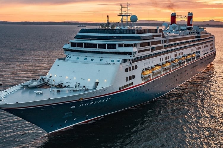 The cruise liner Borealis