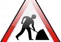 Roadworks at Blackboards until next Wednesday