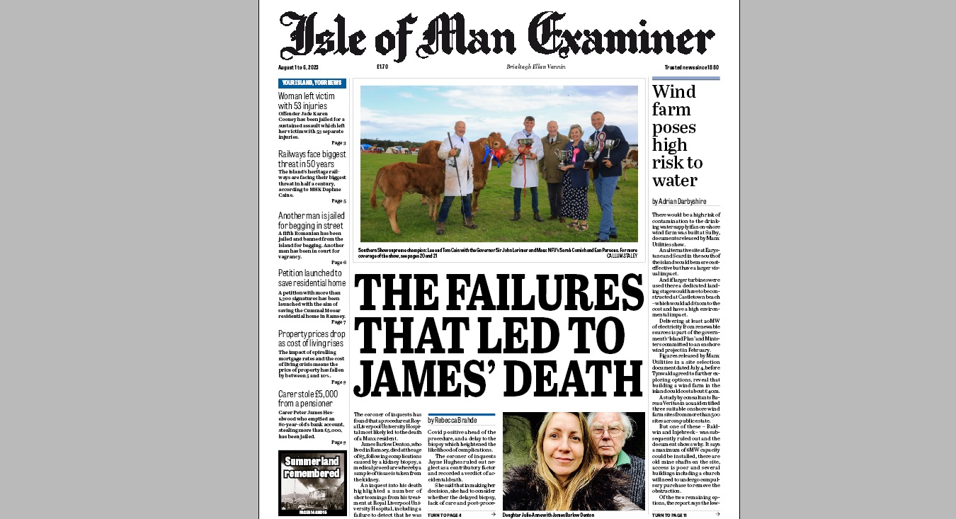 In your Examiner: House prices drop as interest rate rises bite