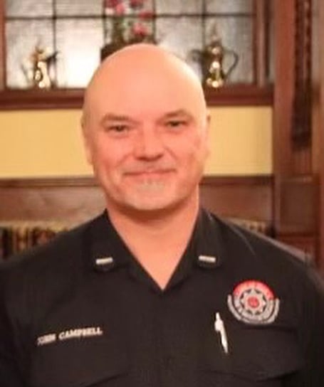 Jonathan Campbell, a firefighter who died last week