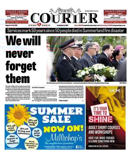 Courier front page