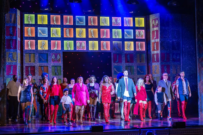 Taylorian Productions present Kinky Boots on the Gaiety stage Photo: Steve Woodley