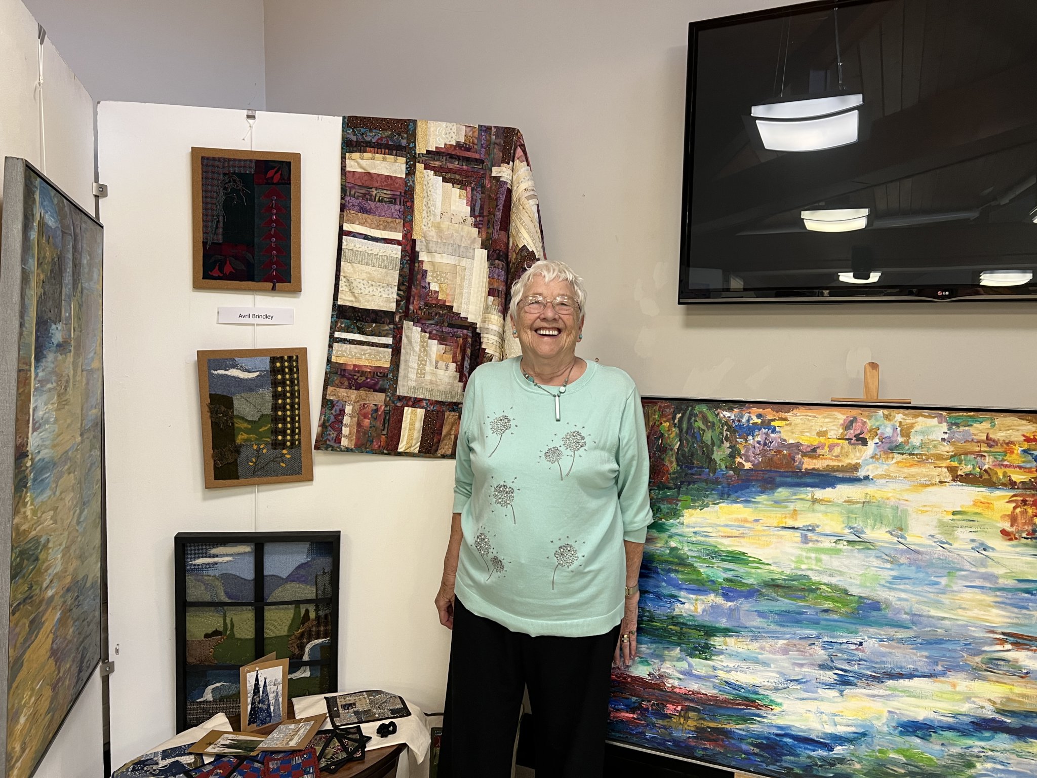 Exhibition by visually impaired