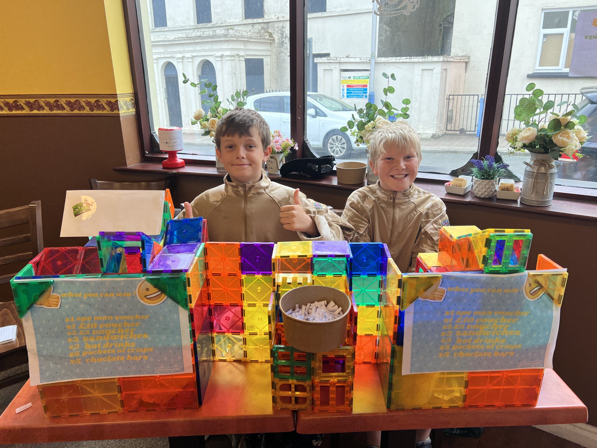 Kids camp every night for a week in charity fundraising effort