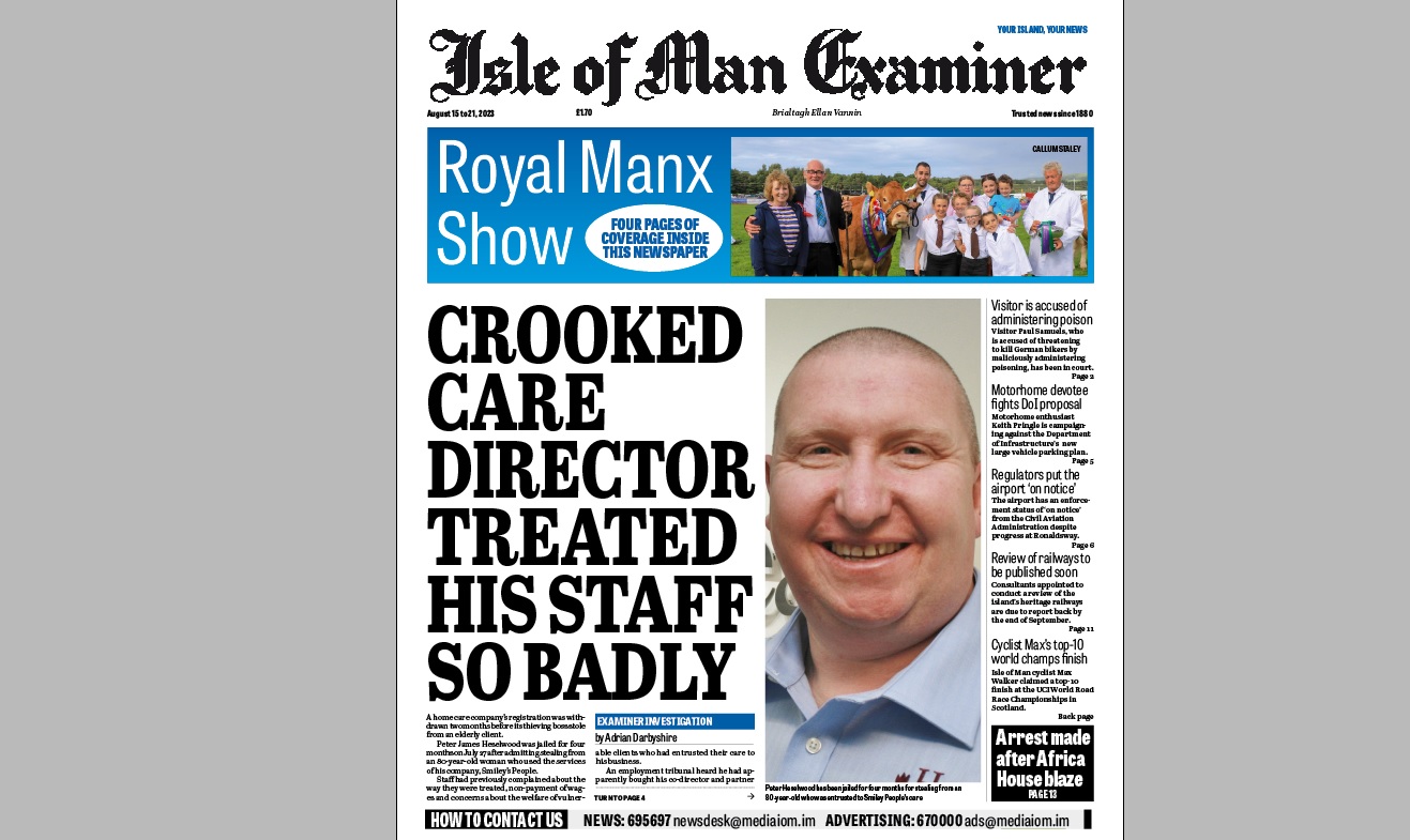 In your Examiner: visitor accused of administering poison in court