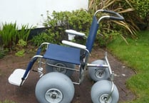 Wheelchair will help more to enjoy beach