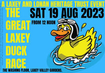 Laxey duck race has been postponed