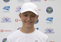 Ballakermeen student Tristan enjoys Wimbledon