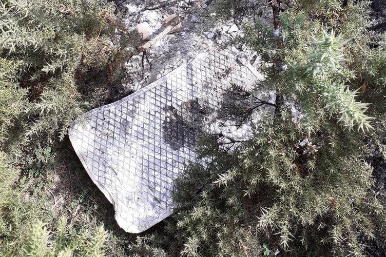 The barbecue that caused the fire