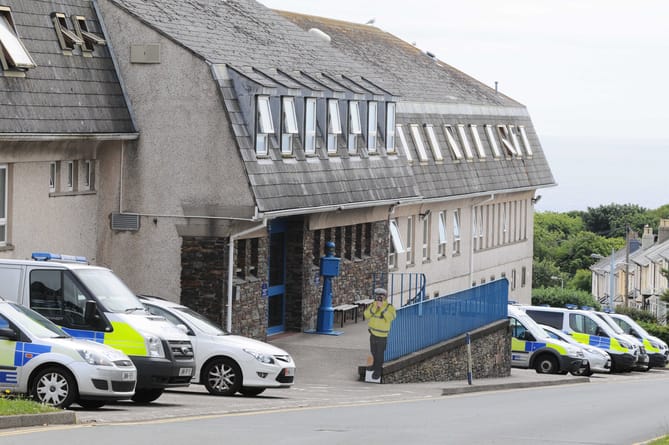 Isle of Man police station in Douglas