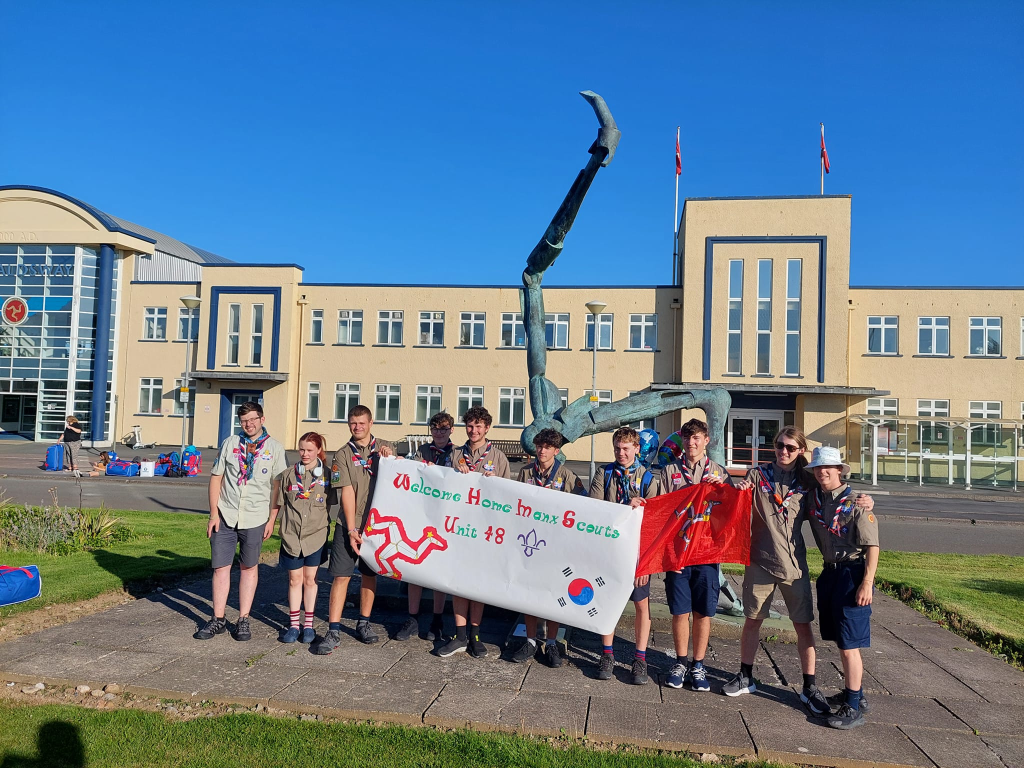 Manx Scouts enjoy an eventful Jamboree