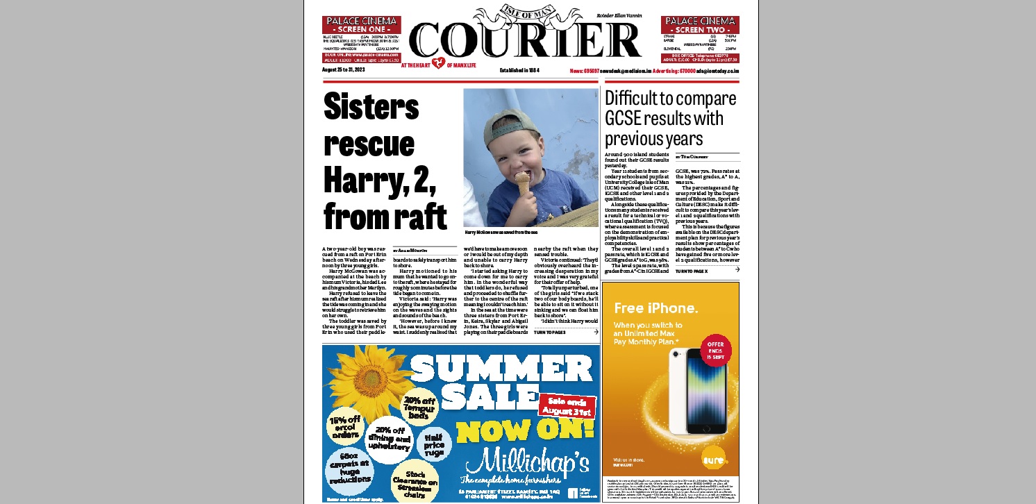 How you can read your Isle of Man Courier online right now